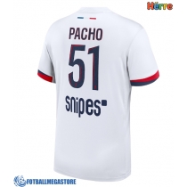 Fotballdrakt Herre Paris Saint-Germain Willian Pacho #51 Bortedrakt 2025-26 Kortermet